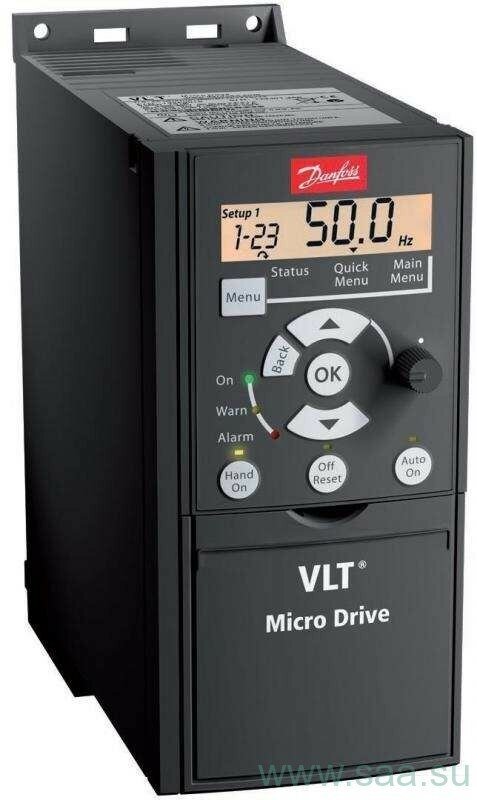 Преобразователь частоты Danfoss VLT Micro Drive FС 51 (037) кВт 132F0017