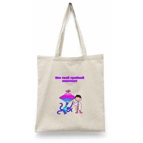 фото Сумка шоппер каждому своё, бежевый