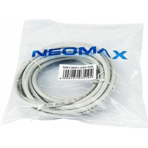 Патч-корд NEOMAX UTP 0,5м cat.6 (NM13601-005) кабель neomax nm13601 050g u utp 5м кат 6