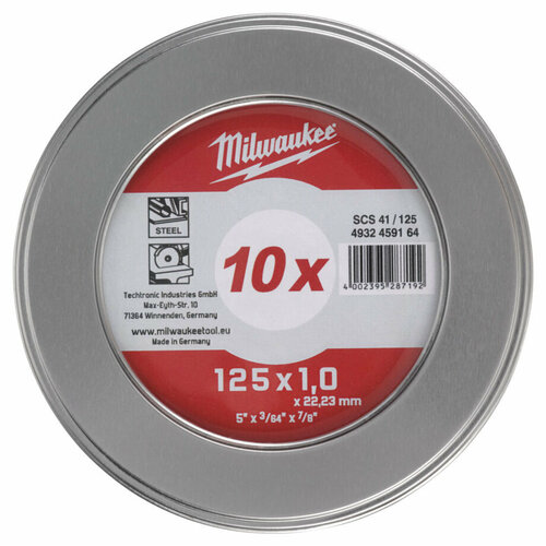 Отрезной диск MILWAUKEE SCS41/125X1 10 шт. 4932459164