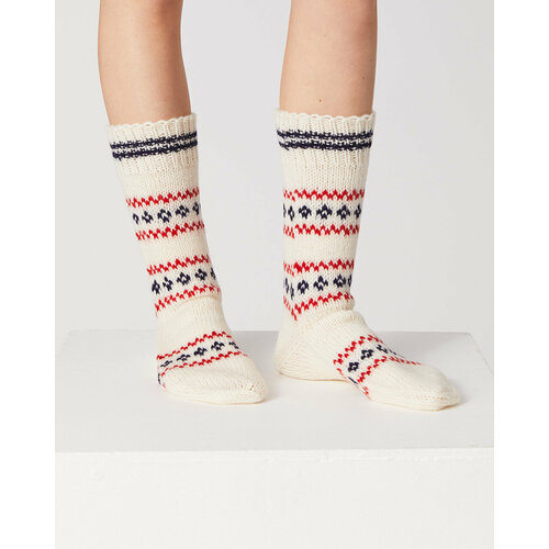 фото Женские носки , размер 40-42, белый woo-art