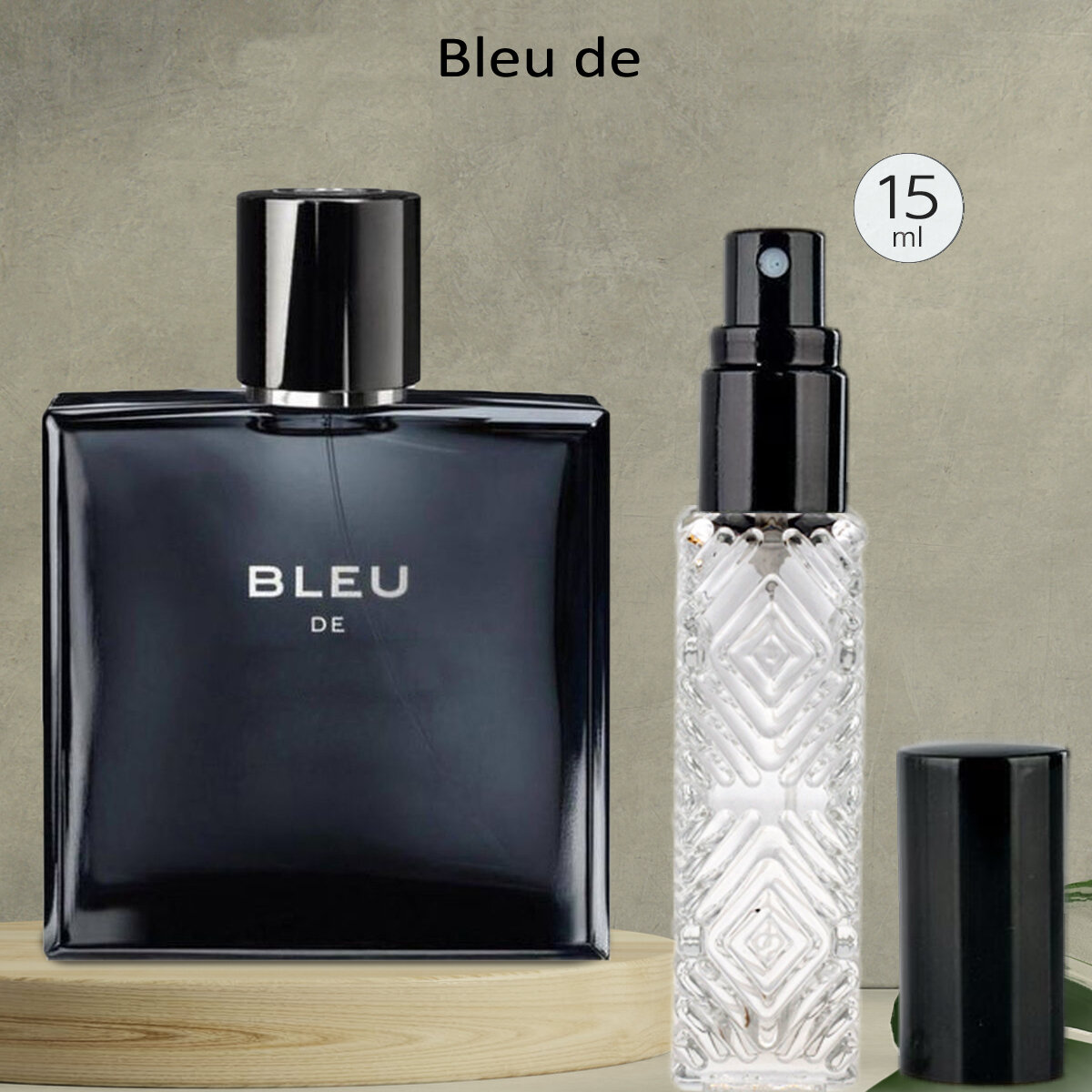 Gratus Parfum Bleu de духи мужские масляные 15 мл (спрей) + подарок