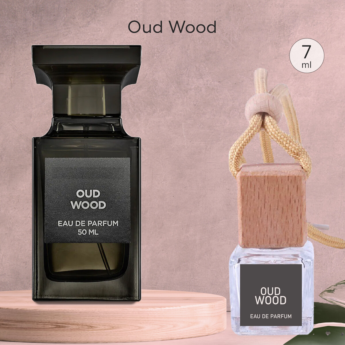 Gratus Parfum Oud Wood Автопарфюм 7 мл / Ароматизатор для автомобиля и дома