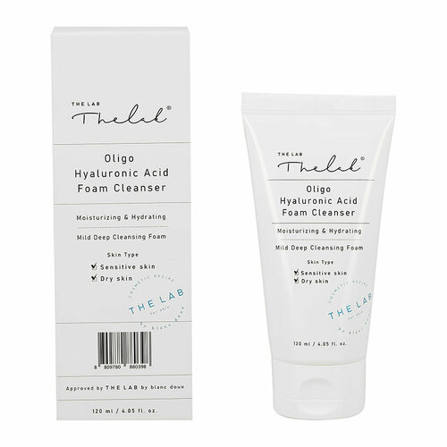 Пенка для умывания THE LAB с гиалуроновой кислотой (увлажняющая) 120 мл