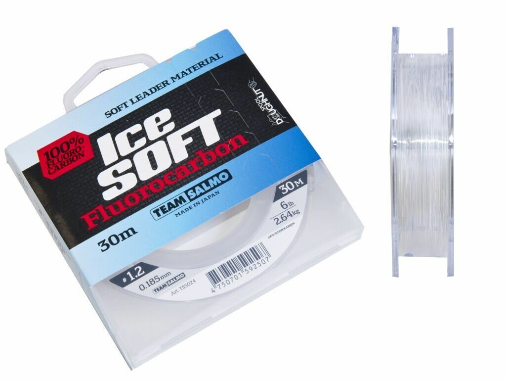 Леска монофильная Team Salmo ICE SOFT FLUOROCARBON 030/018