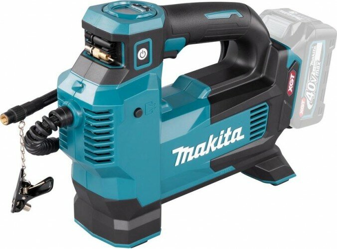 Компрессор автомобильный MAKITA MP001GZ 4 насадки, без аккум. и з/у.