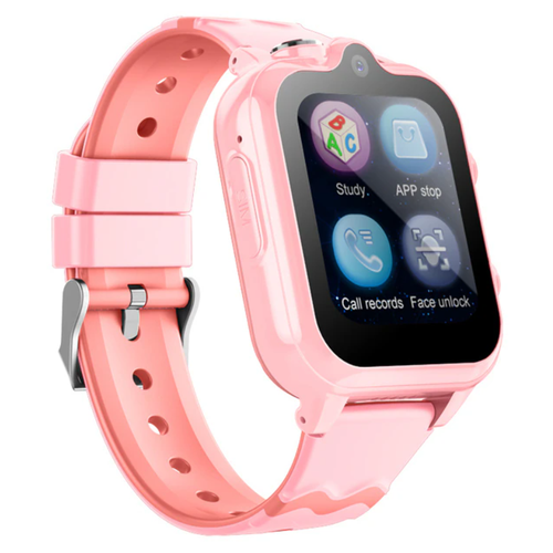 Смарт-часы Kids Smart Watch GD3 с GPS-трекером умные детские 4G GPS с прослушкой с камерой кнопкой SOS часы-телефон розовые видеоконтроль 387100₽