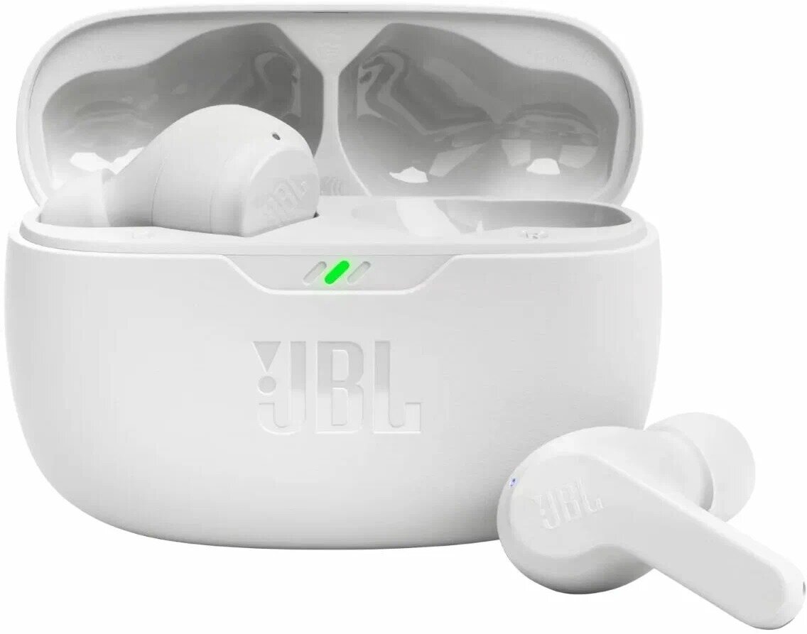 Беспроводные наушники JBL Wave Beam, USB Type-C, белый