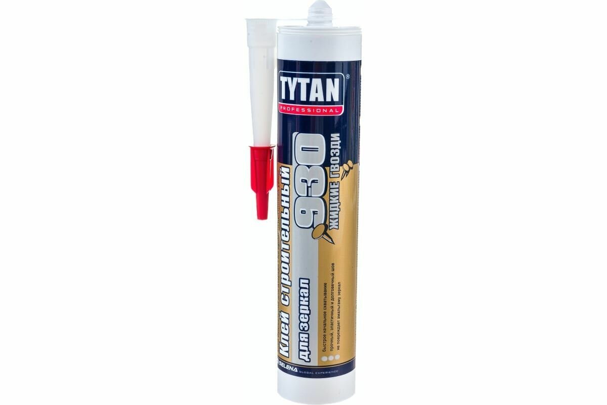 Клей монтажный для зеркал Tytan Professional 930 бежевый 380 г.