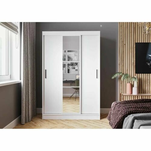 Шкаф-купе ТАЙМ-5 Томас белый ЛДСП 13002000504 мм для дома и дачи 13299₽