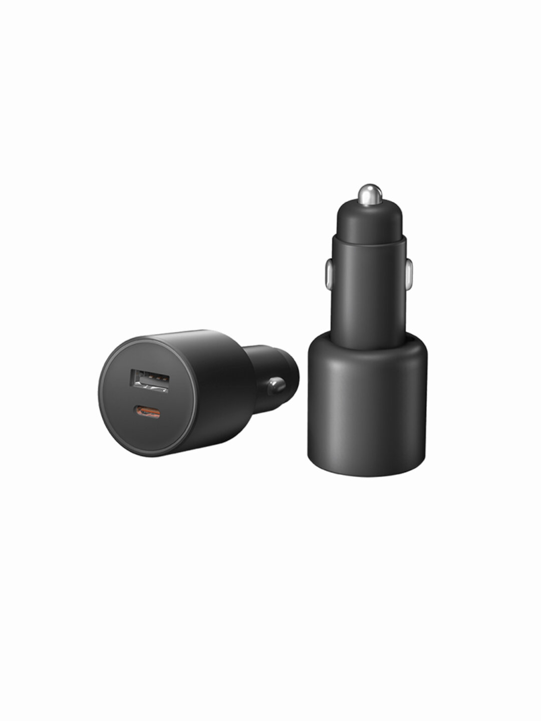Изображение Автомобильное зарядное устройство с кабелем Xiaomi Dual-port Car Charger 1A1C 100W With Cable Type-C (MDY-16-ER)