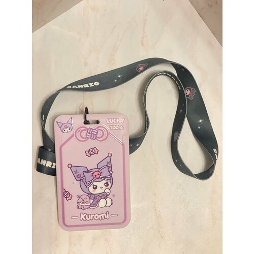 Бейджик вертикальный Куроми черный