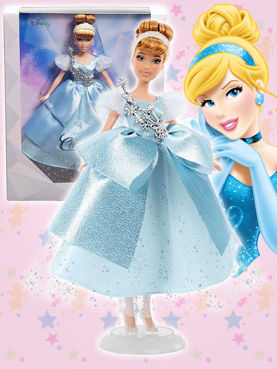 Кукла коллекционная Золушка Принцесса, выпуск к 100-летию Дисней