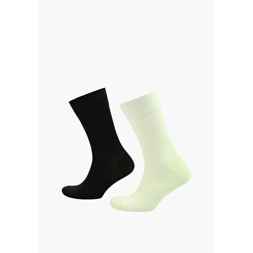 фото Носки big bang socks разнопарные, однотонные, размер 40-44, черный, желтый