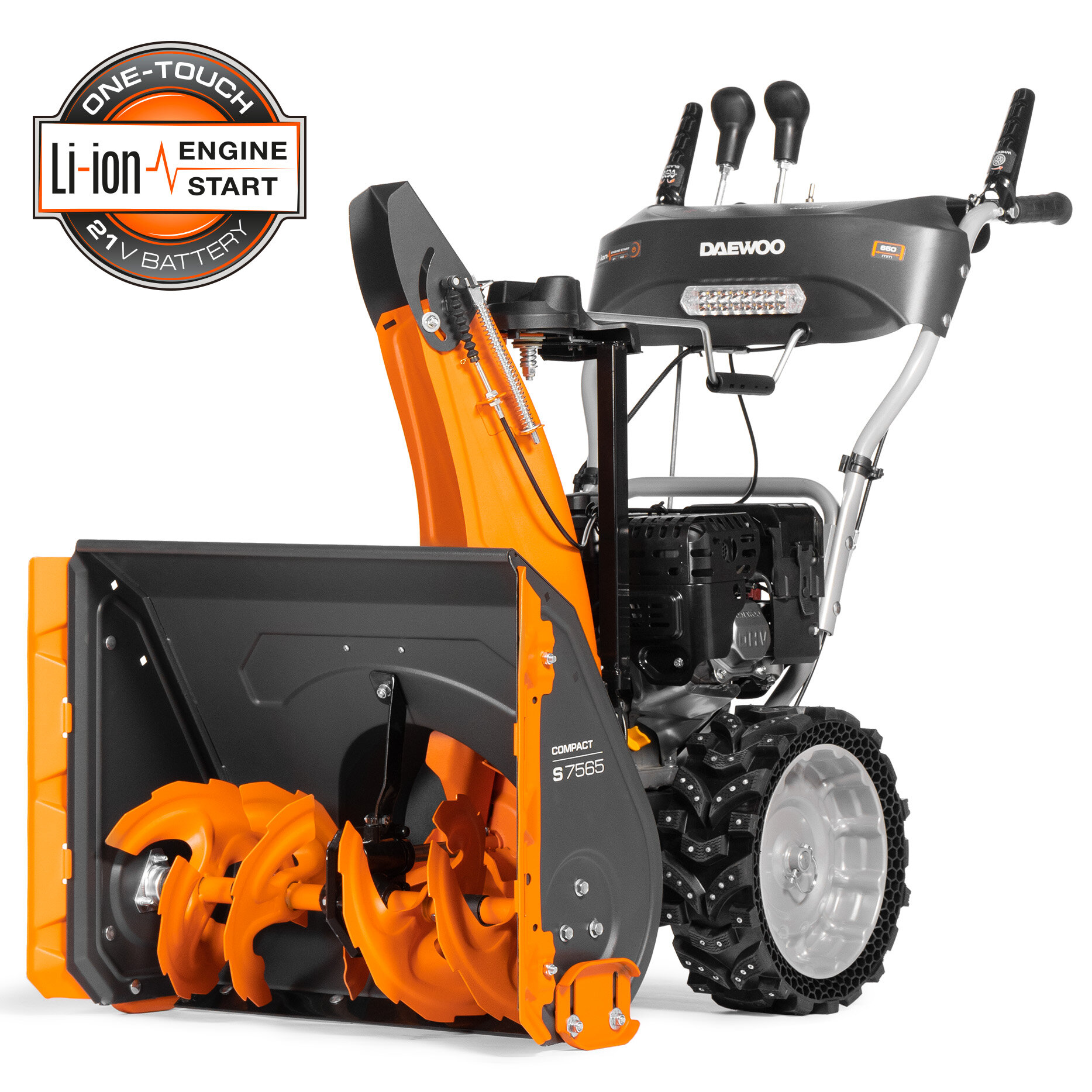 Снегоуборщик DAEWOO S7565 бензиновый 8л. с 65см двухступенчатый колесный