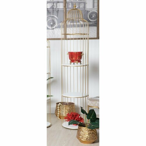 54-2101 Стеллаж интерьерный Башня 36х36х160см Glasar 25260₽