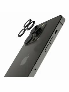 Защитное стекло на линзы камер IPhone 16 Pro/ 16 Pro Max Remax, черный — фото 1