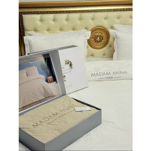 Комплект постельного белья Madam Anna евро Бежевый