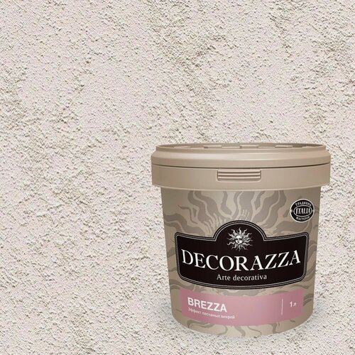 Изображение товара Декоративная штукатурка с эффектом песчаных вихрей Decorazza Brezza (1л) BR 10-61
