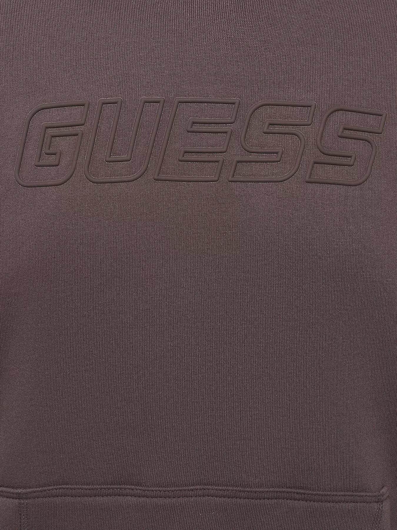 Худи GUESS, размер 50-52, , коричневый — фото 1