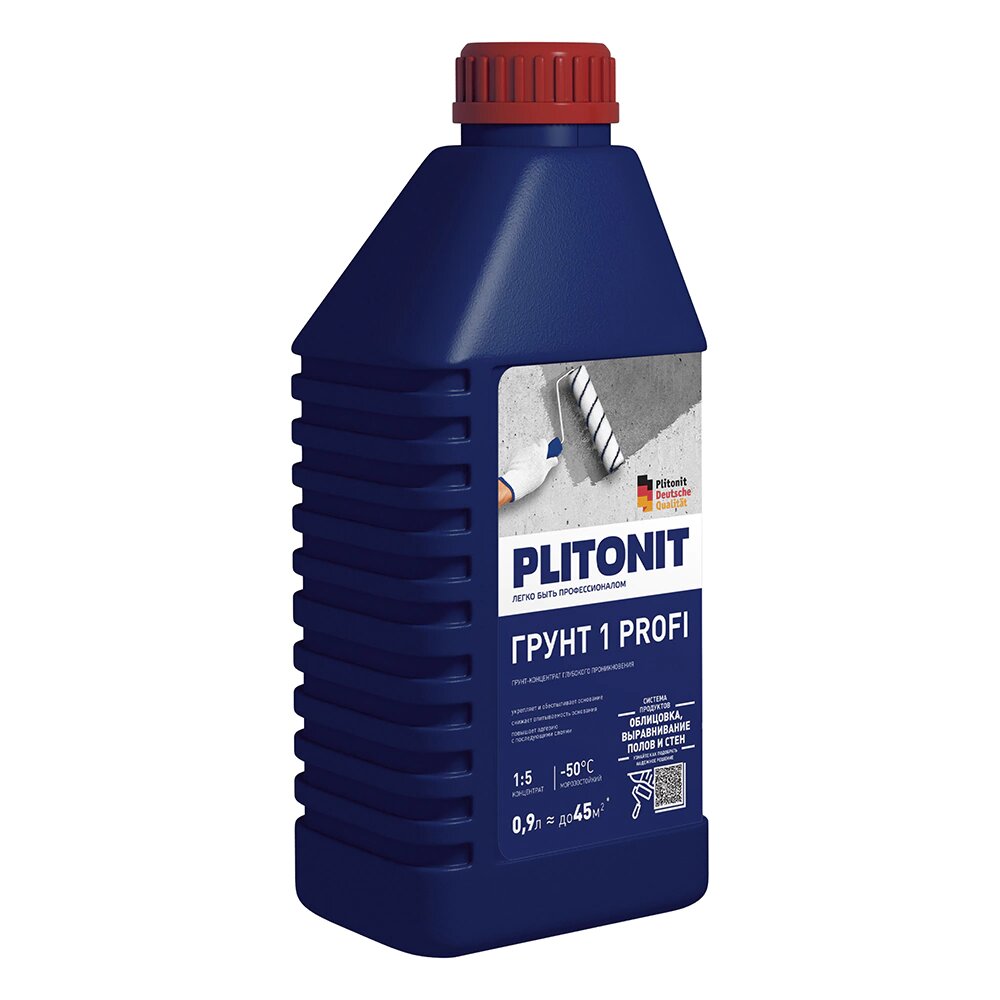 Грунтовка-концентрат PLITONIT Грунт 1 PROFI 09 л