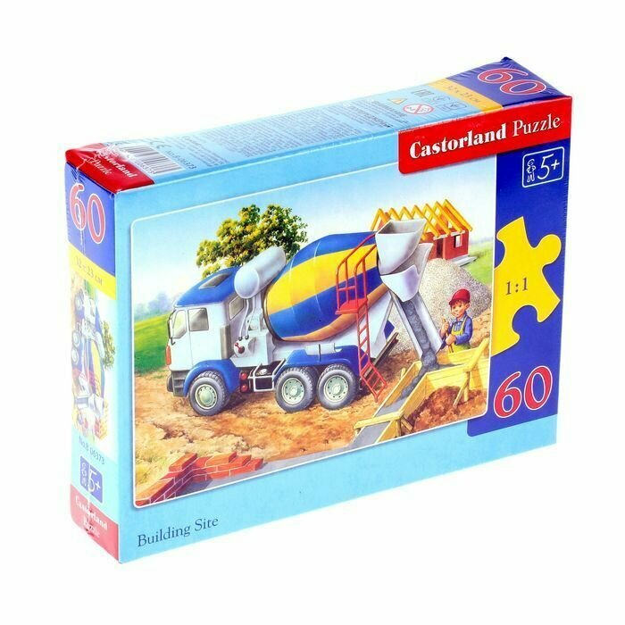 Пазлы Castorland Бетономешалка, 60 элементов (B-06373)