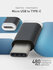 Переходник адаптер с MicroUSB на Type-C, бренд Rosco, черный