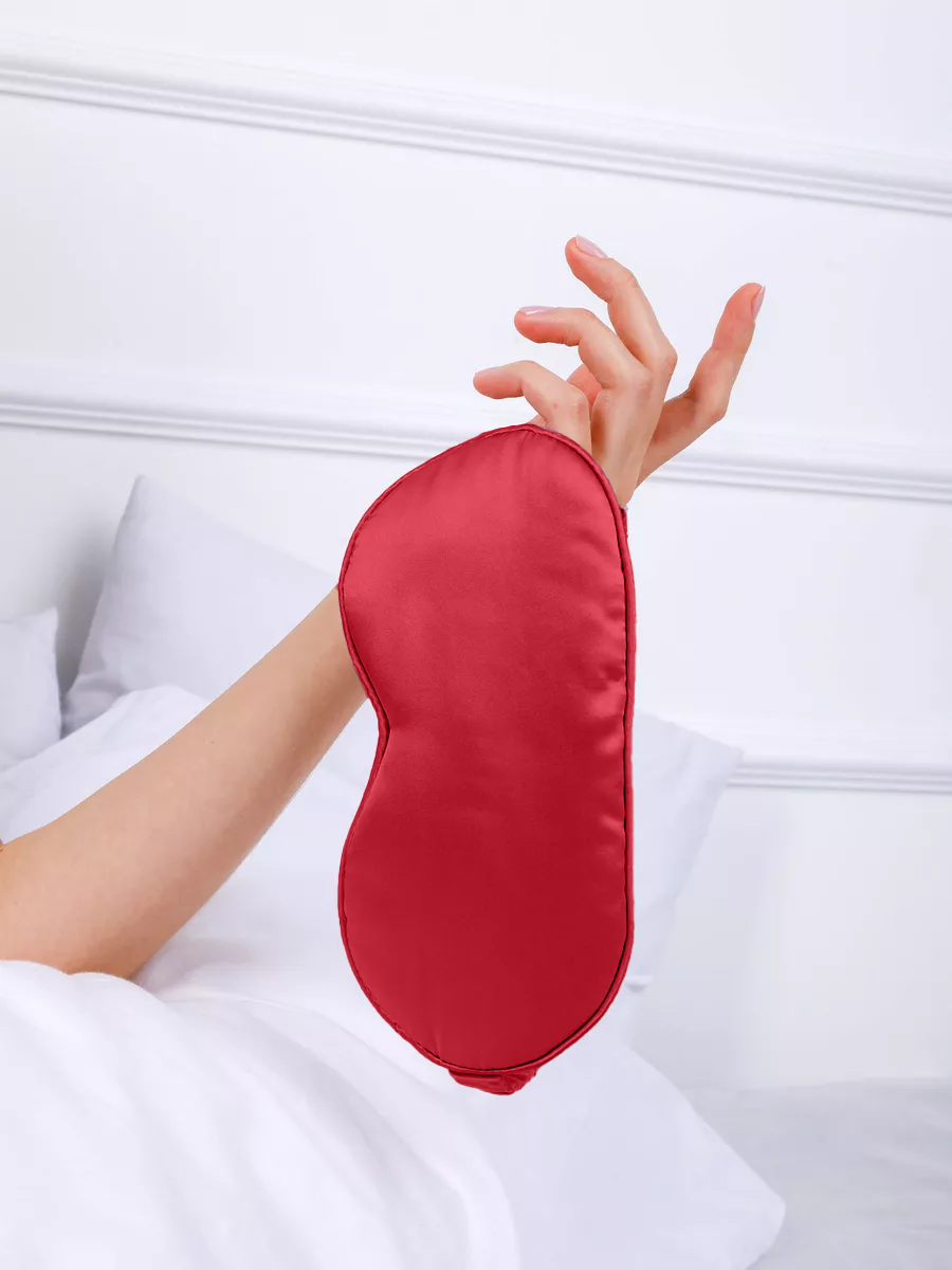 Маска для сна FoHo, 1 шт., красный — фото 1