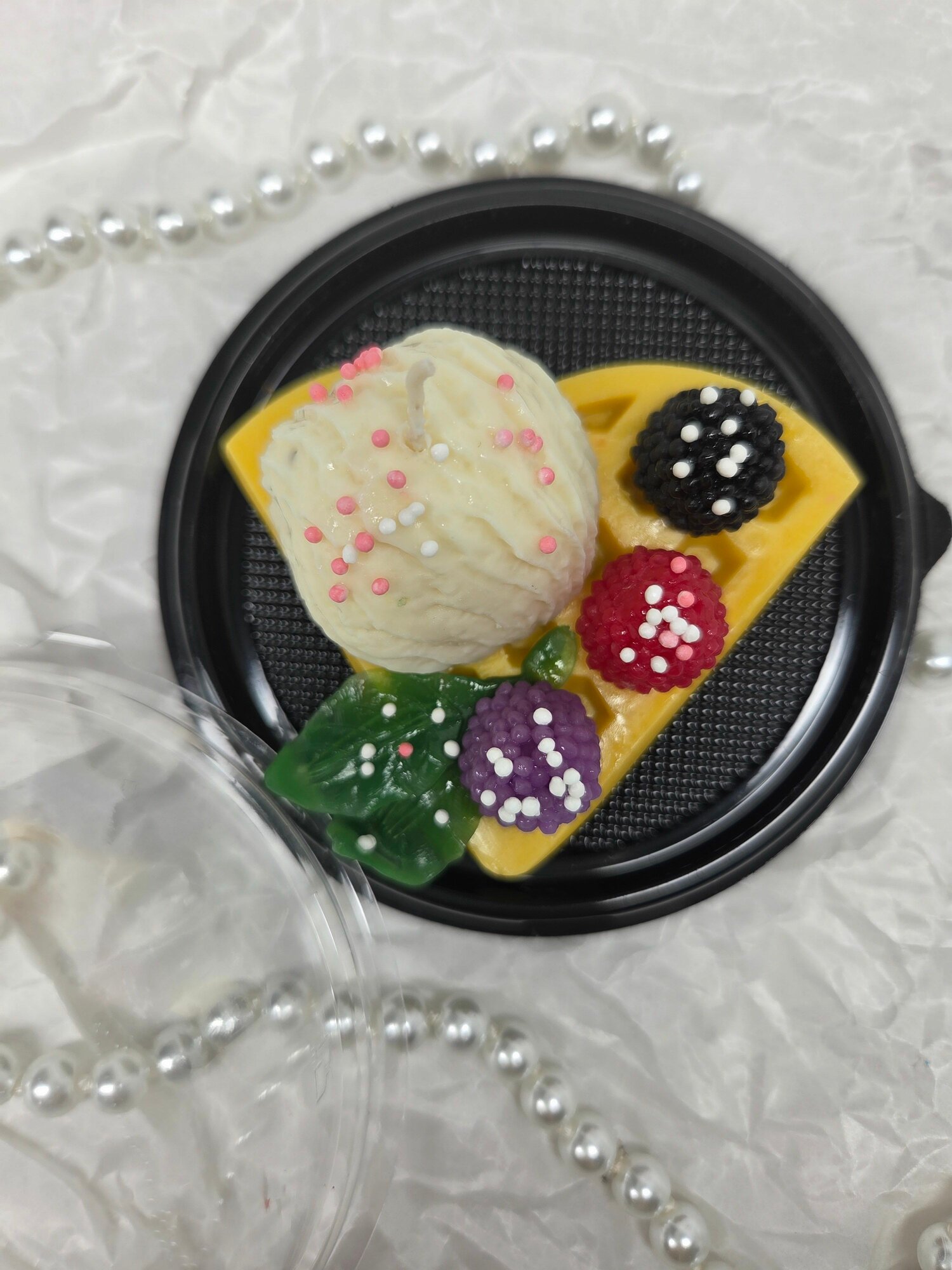 Свеча Десерт Ягодное Мороженое — фото 1