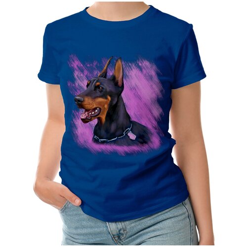 фото Футболка roly, размер 2xl, синий