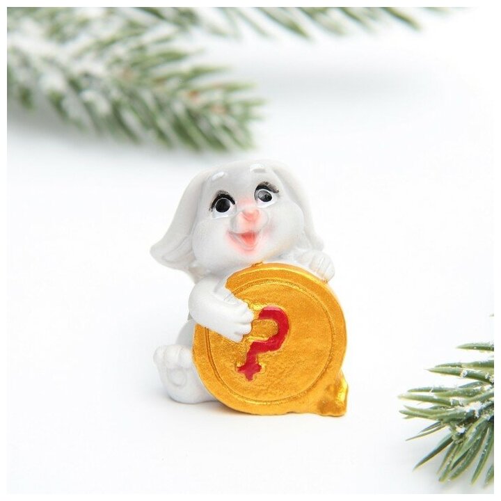 фото Фигурка полистоун 2023 «Талисман богатства», 2 х 3,5 см