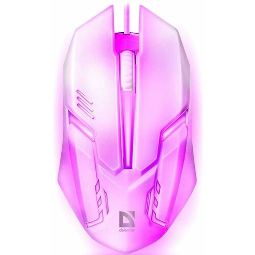 Мышь Defender Cyber MB-560L игровая оптическая проводная USB белый 52561 335500₽