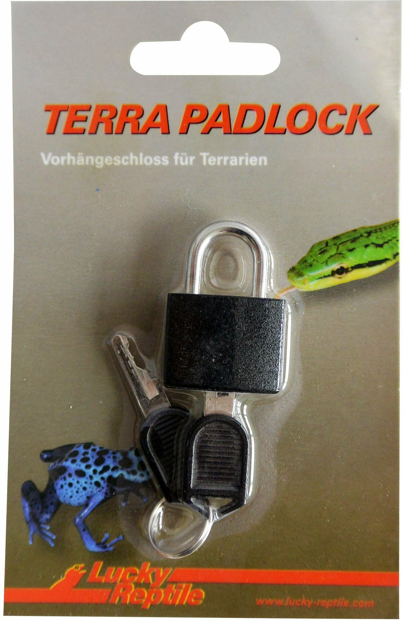 Замок для террариумов навесной с ключом LUCKY REPTILE "Terra Padlock 1" (Германия)