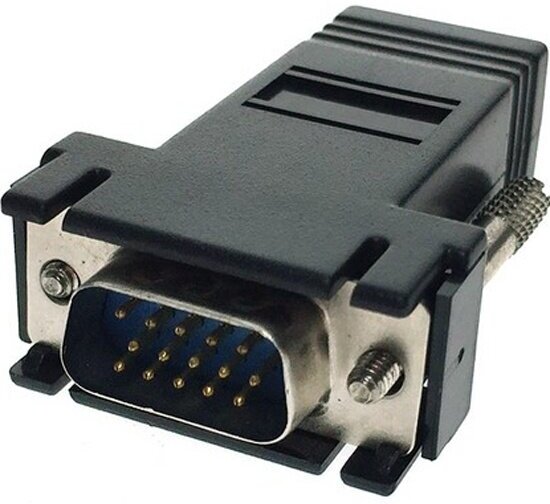 Удлинитель Espada VGA male to RJ45 female (EVGAM to RJ45F)