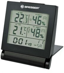 Метеостанция BRESSER MyTime Travel Alarm Clock, черный