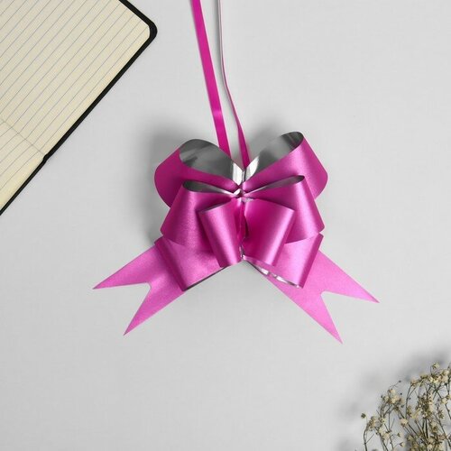 Бант-бабочка 45 розовый10 шт 354₽