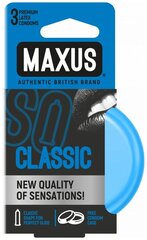 Классические презервативы в железном кейсе MAXUS Classic - 3 шт.