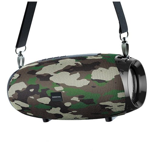 Колонка портативная Borofone BR12 Amplio пластик Bluetooth TWS AUX USB SD TF цвет камуфляж 123300₽