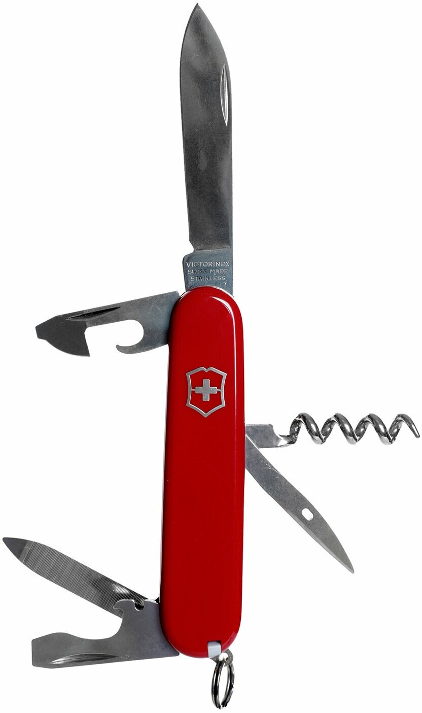 Нож перочинный Victorinox Sportsman (0.3803) 84мм 13функций красный карт.коробка - фото №3