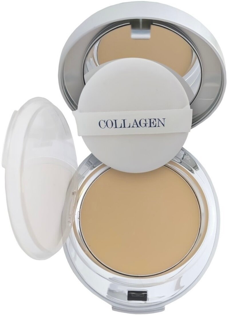 Пудра Enough Collagen Whitening moisture twoway cake #21 - фото №20