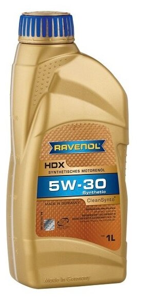 RAVENOL 1111125-001-01-999 Моторное масло 5W-30 (1л) (второй номер 4014835858541) 1шт