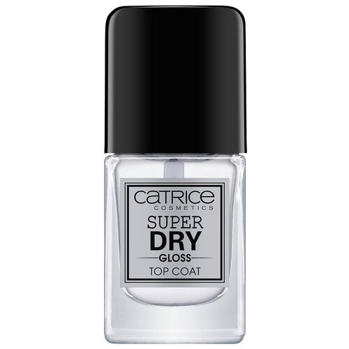 Верхнее покрытие для ногтей CATRICE Super Dry Gloss Top Coat, прозрачный