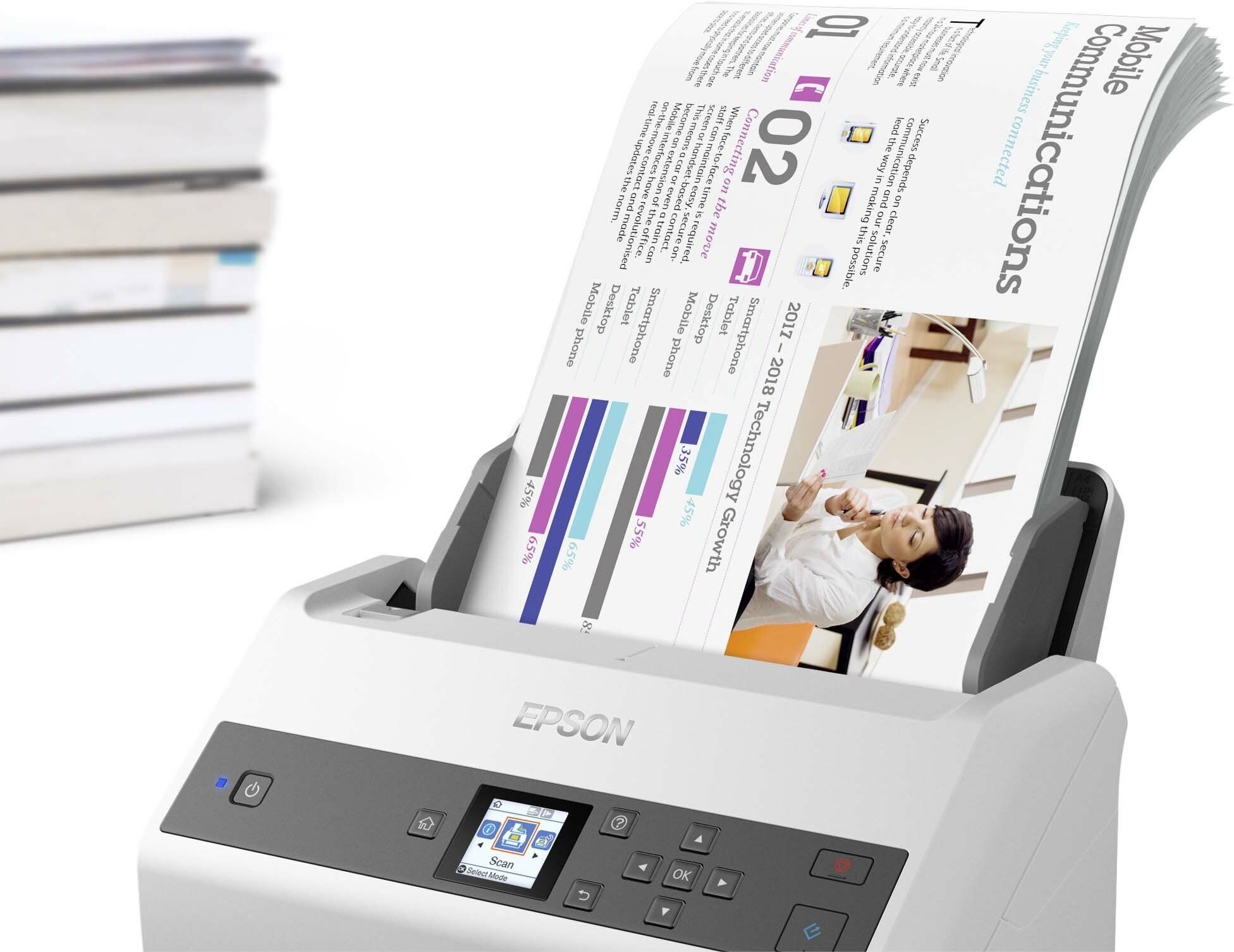 Сканер Epson WorkForce DS-870 А4