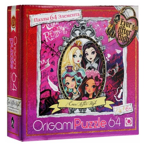 Пазл Origami Ever After High Отступники и Наследники (00684), 64 дет. пазлы origami энчантималс fur ever besties 90 элементов