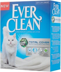 Комкующийся наполнитель Ever Clean Total Cover, 10 л 10 л