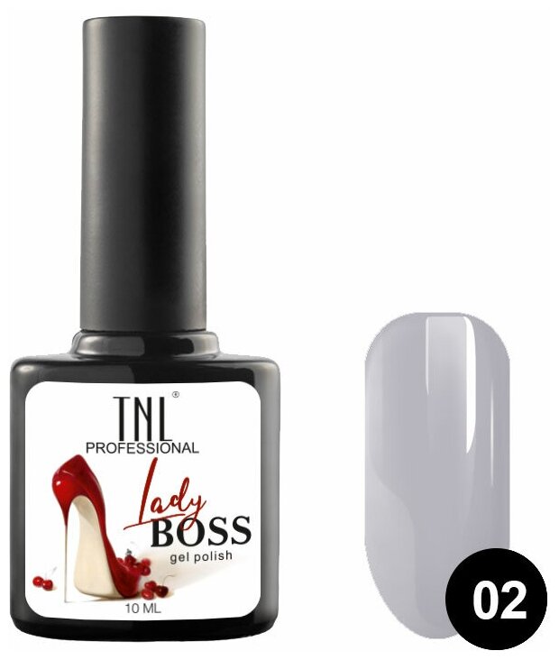 Гель-лак №02 Lady Boss 10 мл, TNL