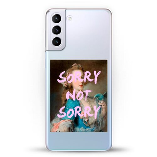 фото Силиконовый чехол sorry на samsung galaxy s21+ andy & paul