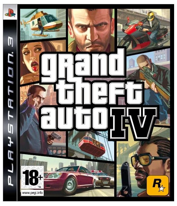 GTA: Grand Theft Auto 4 (IV) (PS3) английский язык
