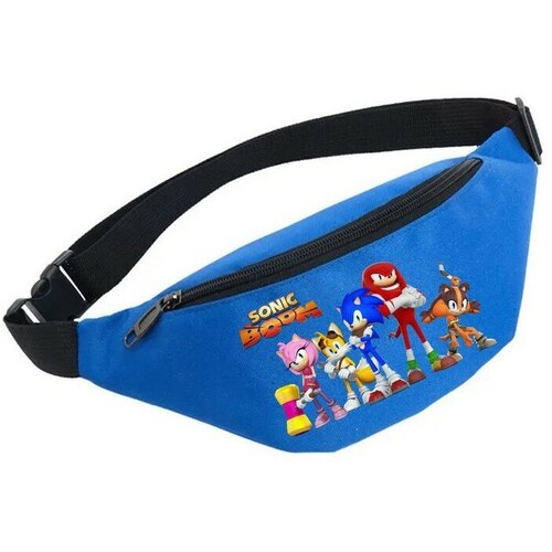 фото Сумка поясная noname, голубой