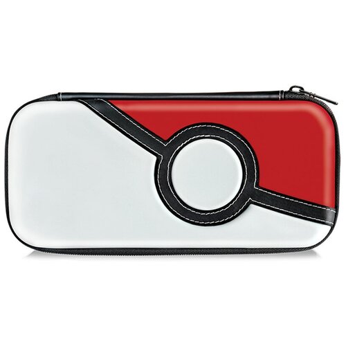 фото Pdp защитный чехол slim traveler case poke ball для nintendo switch белый/красный